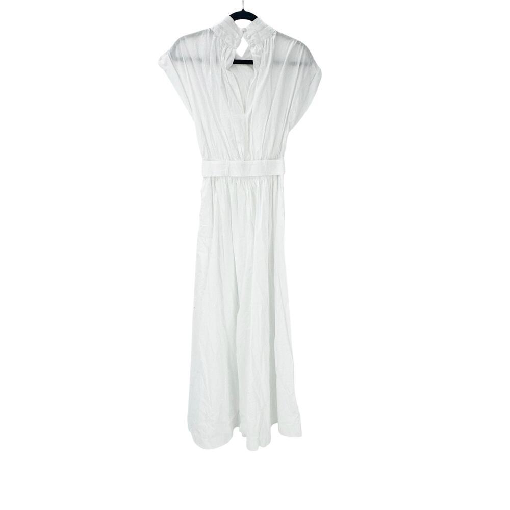 Derek Lam 10 Crosby Celeste Belted Waist Cutout Maxi Dress White Size 2 NWOT - Picture 13 of 13